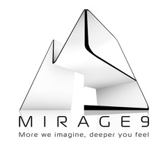 Imagine deep. Mirage Entertainment logo.